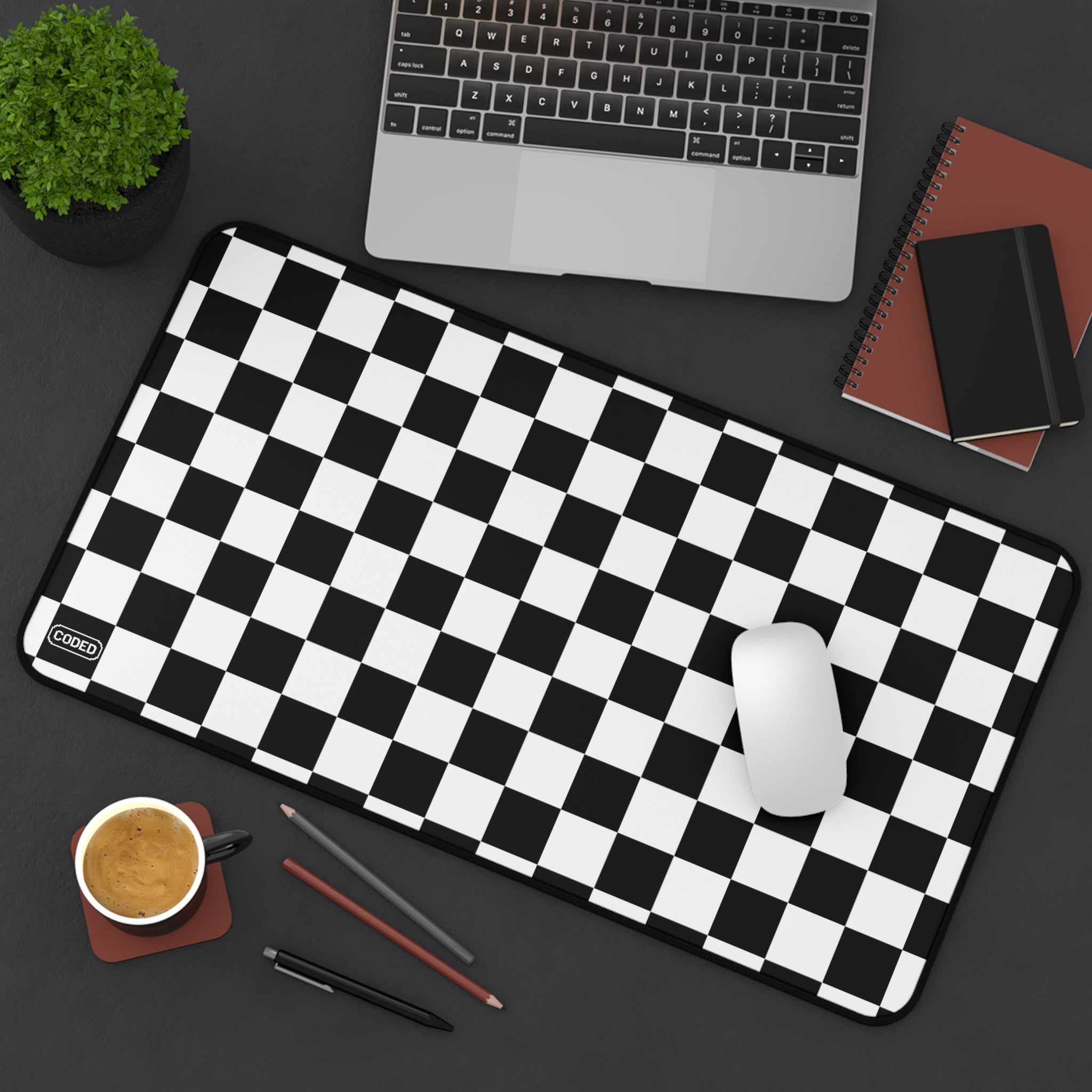 BLACK AND WHITE CHECKERS