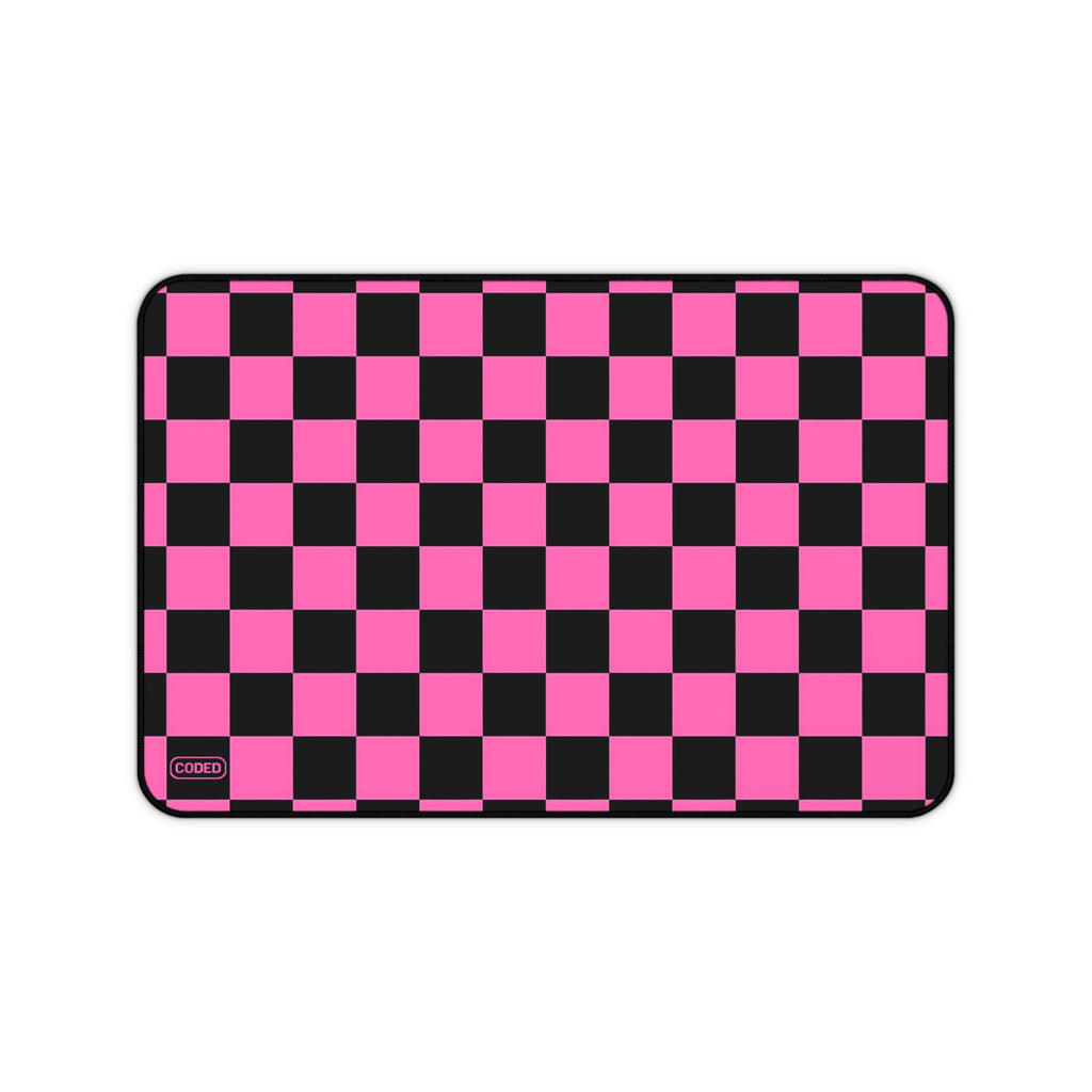 PINK & BLACK CHECKERS
