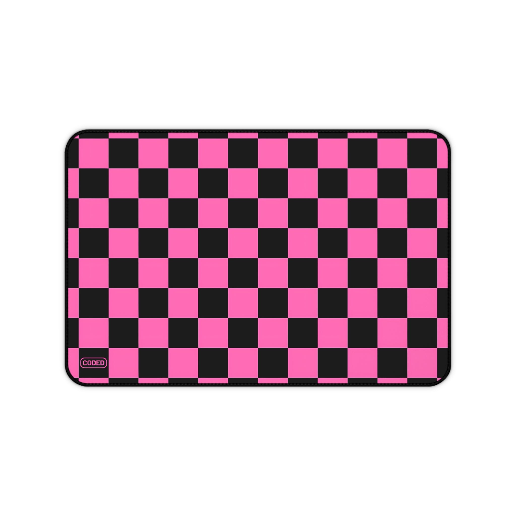 PINK & BLACK CHECKERS